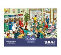 Salle d'attente du Dentiste Puzzle en Bois Imperméable DIY Puzzles De 1000 Pièces pour Adultes Cadeaux Amusant De Décoration pour La Maison
