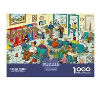 Salle d'attente du Dentiste Puzzle en Bois Imperméable DIY Puzzles De 1000 Pièces pour Adultes Cadeaux Impossible Jeux De Stimulants