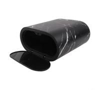 Salle de Bain Couvercle Hermétique Slim Salle de Bain Couvercle(- Black)