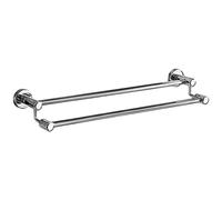 Salle de Bain Double Serviette Rail de Bar, Porte-Serviettes de Grande Taille Murale, Accessoires de Cuisine en Acier Inoxydable SUS 304, antirouille, Finition en Argent Poli, 30cm-110cm (Size : 70cm