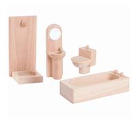 Salle de bain en bois naturel