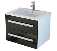 Salle de bain ensemble ArosaII noir Soft Close plan vasque salle de bain meubles