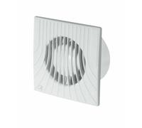 Awenta Extracteur d'air 100 mm pour salle de bain WA100W avec interrupteur à tirette Blanc