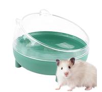 Salle de Bain intérieure pour Hamster - Boîte de Bain de Sable Amovible Transparente | spacieuse pour Hamster, syrien, Chinchilla, Gerbille et Cochon d'Inde, Accessoire Facile à Nettoyer
