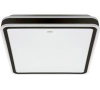 Salle de bain plafond moderne blanc et noir carré 33cm couleur neutre LED 24W AURELIA Struhm