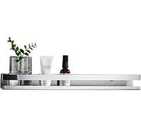 Salle De Bain Support De Douche en Acier Inoxydable sans Perçage Caddy De Douche Mural Auto-adhésif Antirouille pour Toilette Cuisine, Brushed, A1 Layer 60cm