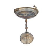 Salle De Bains Oiseaux,Fontaine De Bain Oiseaux Extérieur avec Chargeur | Statue Artistique En Fer Antique Avec Plateau Pour Jardin Terrasse Cour Et Balcon