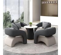 Salle de Bal Haut de Gamme Moderne et Luxueuse, Une Table et Quatre chaises, Une Chaise de Repos, Une réception dans Le Hall de l'hôtel, Un canapé for négociation Commerciale(Gray,C)
