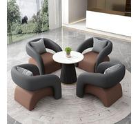 Salle de Bal Haut de Gamme Moderne et Luxueuse, Une Table et Quatre chaises, Une Chaise de Repos, Une réception dans Le Hall de l'hôtel, Un canapé for négociation Commerciale(Brown,C)