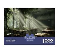 Salle de Classe Puzzle 1000 Pièces Jouet De Défi Adultes Et Personnes Âgées De Plus De 12 Ans Mystère Puzzle Impossible Défi Éducatif Cadeau De Décoration Intérieure 70x50cm 1000pcs