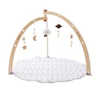 Salle de jeux en bois pour, salle de jeux en bois intérieure | Arche de jeu sensoriel | Salle de sport d'activités pour pour garçons et filles, centre d'activités à cadre suspendu avec jouets sensori