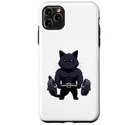 Salle de Musculation Jacked Black Cat Coque pour iPhone 11 Pro Max