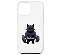 Salle de Musculation Jacked Black Cat Coque pour iPhone 12 Pro Max