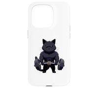 Salle de Musculation Jacked Black Cat Coque pour iPhone 15 Pro
