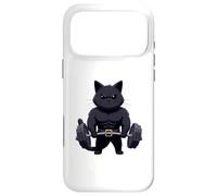 Salle de Musculation Jacked Black Cat Coque pour iPhone 17 Pro Max