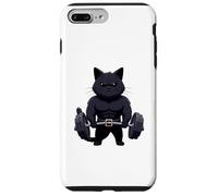 Salle de Musculation Jacked Black Cat Coque pour iPhone 7 Plus/8 Plus