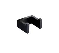 Salle de Salle de Bain Ensemble de Toilettes Porte-Toile de Toilette Matt Racks de Serviette Noire pour Les Crochets muraux de Brosse à Toilette de Salle de Bain, MB, Crochet de Robe WFJ