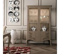 Salle de séjour Buffet en verre Armoire Vitrine Salle à manger Buffet en bois Armoires Meubles
