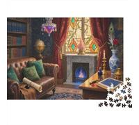Salle de séjour1000 Pieces Jigsaw Puzzles for Adults and Kids Educhational Games Style européenFun and Challenging Home Decors Great Cadeau Idea38x26cm/1000pcs