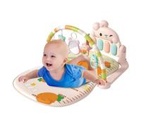 Salle de sport d'activité pour bébé - Tapis ABS en tissu vert rose 54 x 75 x 43 cm, de jeu musical, éducatif pour ramper, jouet sensoriel de développement, coussin de sol pour chambre d'en