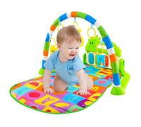 Salle de sport d'activités pour tout-petits, salle de sport pour tout-petits - Salle de sport extra-large 5 en 1 avec jouets colorés, musique et lumière - Salle de sport d'activité pour tout-petit, ta