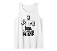 Salle de sport Donald Pump Trump Flex Funny Patriotic Vintage Débardeur