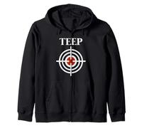 Salle de Sport Teep Target Bullseye Muay Thai Kick Boxing MMA Fighter Sweat à Capuche