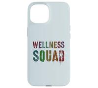 Salle de Sport Vintage Wellness Squad Health Yoga Rocks Nurse Trainer Coque pour iPhone 15