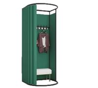 Salle d'essayage Cabine d'essayage mobile temporaire for magasin de vêtements, cabine d'essayage pliable en forme de U avec protection de la vie privée cabine d'essayages(Color3,85*80*200cm)