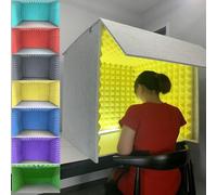 Salle d'isolation phonique for home studio, for microphone, équipement d'enregistrement, podcasts, chant, jeux et diffusion