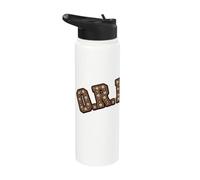 Salle d'opération OU infirmière Automne Automne Saison Typographie Stainless Steel Insulated Water Bottle