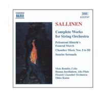 Sallinen, a. - Oeuvres complètes pour orchestre à cordes
