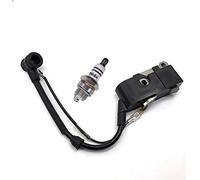 SALLY Bobine d'allumage et bougie d'allumage pour tronçonneuse MTD GCS4600/45, Raptor 245/Scheppach CSH46 avec moteur 2 temps 46 cm3 à 62 cm3