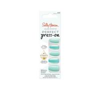 Sally Hansen Faux Ongles Salon Effects Perfect Press-On, 021 MAKING A SPLASH, N'abîment pas vos Ongles Naturels, Manucure Rapide & Facile, Résultat Professionnel, Capsules Réutilisables.