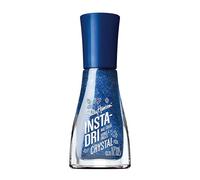 Sally Hansen Insta-Dri Crystals Vernis à Ongles | Séchage Rapide, Tenue Longue Durée, Brillance Sans Traces | Opaque, Chatoyant | 123 Bleu Cobalt | Couleur Ongles Bleu Foncé.