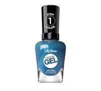 Sally Hansen Miracle Gel Vernis à ongles - Distressed Denim - Sans éclats - Ultra brillant - Facile à appliquer - 14,7 ml