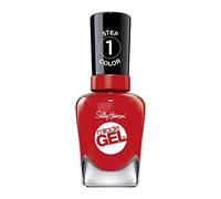 Sally Hansen Miracle Gel Vernis à ongles Red Between The Lines, sans écailles, dure jusqu'à 8 jours