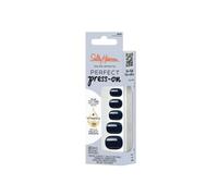 Sally Hansen Faux Ongles Salon Effects Perfect Press-On, 461 LUNAR ECLIPSE, N'abîment pas vos Ongles Naturels, Manucure Rapide & Facile, Résultat Professionnel, Capsules Réutilisables.