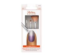Sally Hansen PRO BRUSH LOT 3 pcs Argenté Kit de manucure