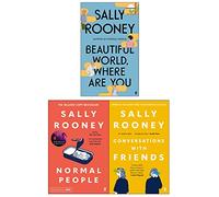 Sally Rooney Collection 3 Books Set (Beautiful World Where Are You [Hardcover], Normal People, Conversations with Friends)