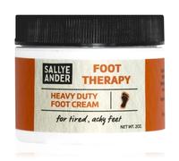 SALLYEANDER Crème thérapeutique intensive pour pieds - 59 ml - Formule curative aux huiles essentielles - Arôme intense d'arbre à thé, menthe et herbes - Hydrate les pieds secs et fissurés