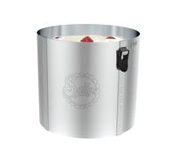 Sallys Moule à gâteau, rond, différentes tailles et formes, hauteur : 20 cm, diamètre : 18 à 30 cm, réglable, accessoire de gâteau, moule à gâteau, moule à gâteau rond