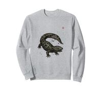 Salmander géant Japonais Sumi-e Ink Wash Wildlife Art Sweatshirt