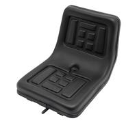 Salmeee Siège de tracteur universel en polyuréthane avec rails réglables horizontalement 36 x 35 x 30 cm pour chariot élévateur, pelleteuse, tondeuse à gazon et dumper