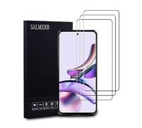 SALMERB Lot de 3 films de protection d'écran en verre trempé 9H pour Motorola Moto G13/Motorola Moto G23 Anti-rayures, anti-traces de doigts, zéro bulles, ultra transparent 99,99 %