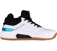 Salming Recoil Ultra Mid Indoor Chaussures de handball intérieur blanc/noir/bleu 1233076-0707, Pointure:42 EU
