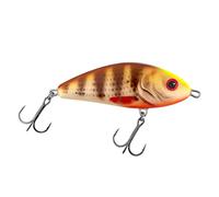Salmo Fatso 10 cm 52 g Leurre coulant - Jerkbait Wobbler - Couleurs Salmo : marron à pois Perch