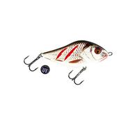 Salmo Slider Jerkbait Wobbler, Colori: Wounded Real Grey Shiner, Lunghezza/Peso/comportamento/profondità di immersione: 7 cm/17 g/galleggiante/1,0 m