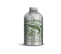 Salmoil Recette 1 Aliment complémentaire pour Chiens et Chats à Base d'huile de Saumon norvégienne enrichi en Huile d'olive- 500 ML