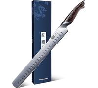 Salmon Knife 30cm,Professional Fish Knives,Super Steel Japanese Cutting Knife,Ultra Sharp Ham Knife With Ergonomic Handle